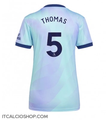 Arsenal Thomas Partey #5 Terza Maglia Femmina 2024-25 Manica Corta